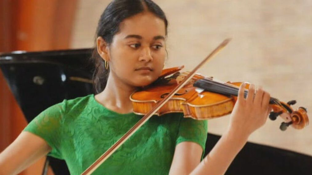 Seva Joshi ranks as the number three violinist in the state. She made the all-state orchestra every year of her high school career! Music is her life. Her outlet. (SBG Photo)